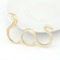 Fashion Alloy Golden Cobra Pattern Finger Rings Jewellery FR47